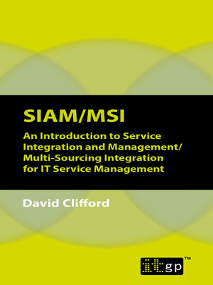 cover image of SIAM/MSI